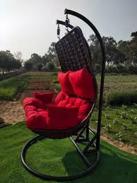 Seatting Red Two Seater Swing For