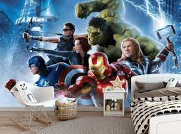Avengers Photo Wallpaper Superhero Wall