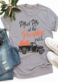 Meet Me At The Pumpkin Patch T Shirt Bellelily