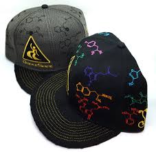 Grassroots California Grc Molecule Hat Black And Grey Variants Fitted