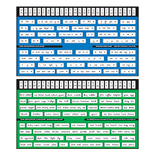 T 105 Grapheme Word Chart Desk Size