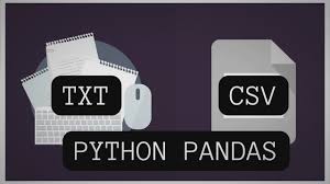 convert txt to csv using python pandas