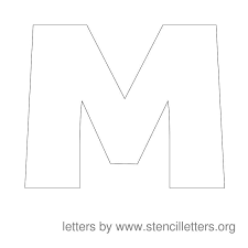 Stencil Letters To Print Free Printable Alphabet Letter Number