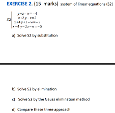 System Of Linear Equations