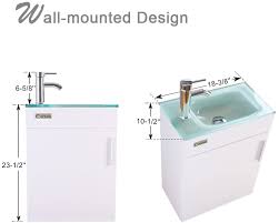 u eway wall mounted bathroom vanity