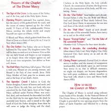 The chaplet of divine mercy. The Chaplet Of The Divine Mercy Mercy At Three