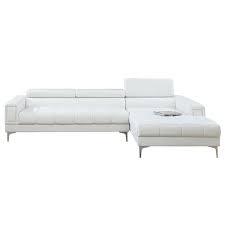 Bonded Leather Sectional Sofa With