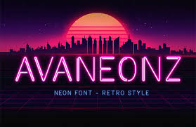 23 luminous neon sign fonts to light up