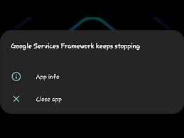 fix google services framework keeps