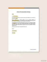 business offer letter template 12