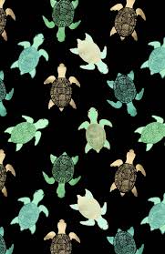 trailing turtles wallpaper by tea