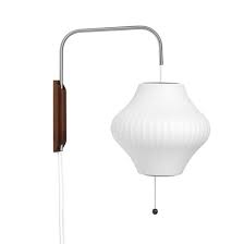 Nelson Pear Wall Sconce Cabled Small