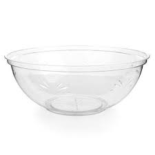Clear Round Salad Bowl 3576