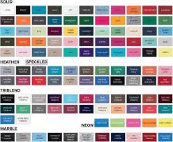 Gildan G500 Color Chart Coloringwall Co