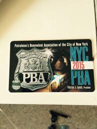 Speeding, or running a red light. 2015 Nyc Pba Card Nyc Police Card Nypd Pba Card Antique Price Guide Details Page