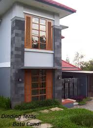 Terdapat banyak sekali model teras yang pas untuk rumah minimalis yang semisalnya teras rumah minimalis dengan tiang, teras rumah minimalis. Model Tiang Teras Batu Alam Terbaru House Design Design Outdoor Decor