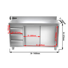 70 mm working surface kitchen cabinets