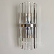 Silver Sconce Chrome Wall Lamp Modern