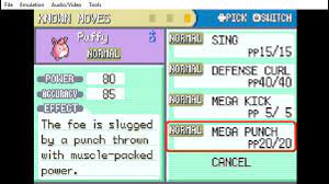 How to get Mega Kick and Mega Punch in Pokemon FireRed - YouTube