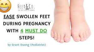 ease swollen feet during pregnancy with