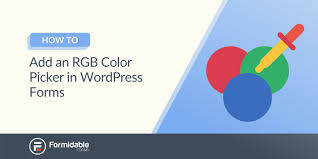 how to add a wordpress color picker to