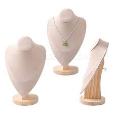 whole necklace bust display stand
