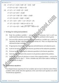 Equations Definitions And Formulae