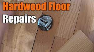 repair holes in your hardwood floor