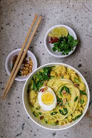 burmese khow suey curried noodle soup