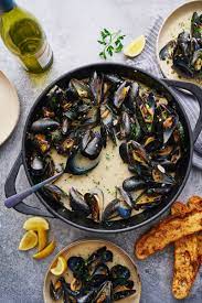 mussels with white wine garlic sauce