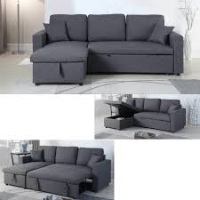 Sofa Chaise With Pull Out Bed And