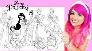disney princess coloring pages all