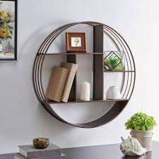floating shelf metal decorative