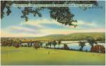 View of Valley View Public Golf Course, showing reservoir, Utica ...