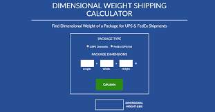 Shipping Calculator Dimensional Weight Shippingeasy