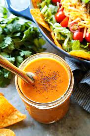 taco salad dressing creamy easy to