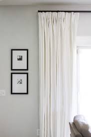 So be sure to choose one made of a material that is easily stored away behind a tie or sash. Easy Window Treatment For A Sliding Glass Door Designed Simple