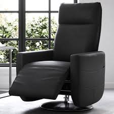 ritz reclining leather swivel chair