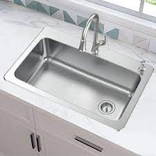 18 gauge stainless steel kitchen sink