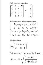 Solved Solve Matrix Equation 3 X 3 2