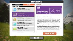 zwift training plans browsing