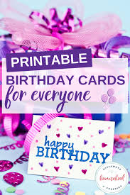 printable birthday cards for everyone
