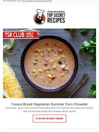 34 copycat panera bread recipes dana meredith updated: Summer Corn Chowder Panera Food Blog Inspiration