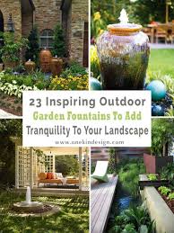 23 Inspiring Outdoor Garden Fountains To Add Tranquility To Your