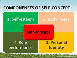 The 4 components that make up self-concept. #selfconcept