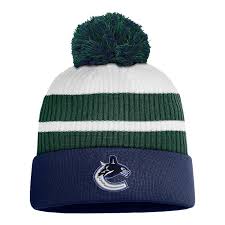 · sometimes you've got to tip your hat to the opponents goalie. Fanatics Vancouver Canucks Fanatics Reverse Retro Cuffed Pom Beanie From Sportchek