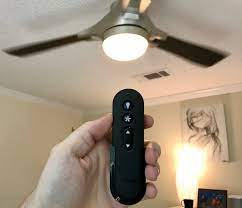 install hunter ceiling fan with remote