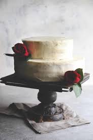 diy wedding cake white almond