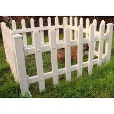 White Plastic Garden Fence At Rs 850