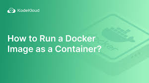 how to run a docker image as a container